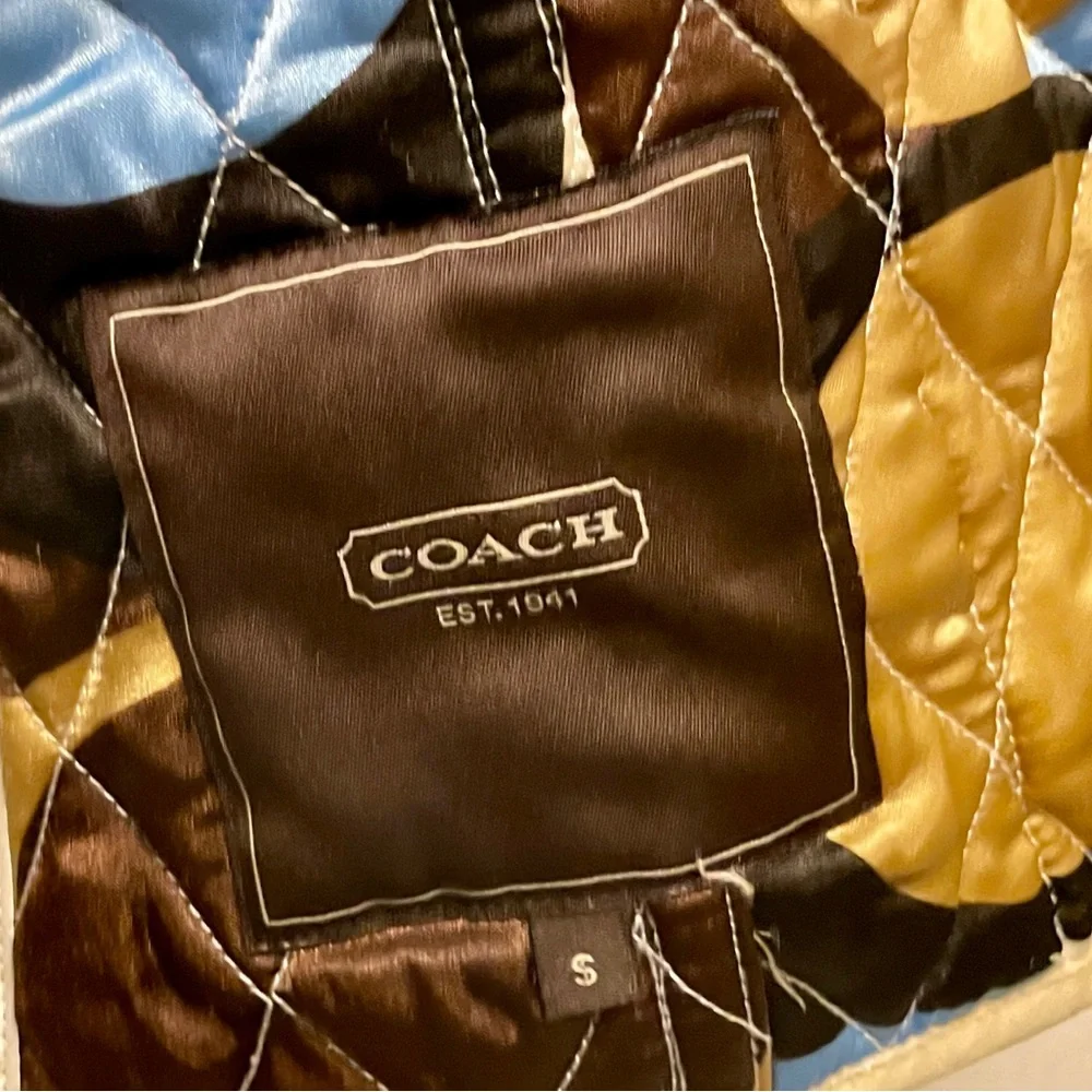 Coach | Vintage Signature Quilted Bomber Jacket, Sz S ♥ Perfect!